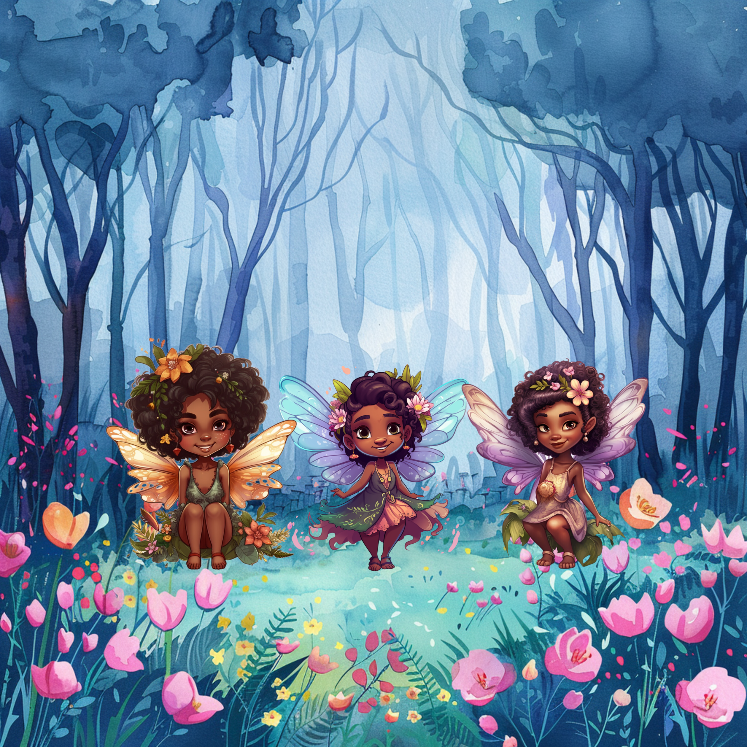 three black fairies
