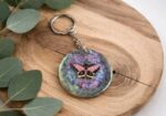 Glitter keychain - background