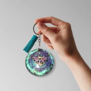 Glitter keychain - cover