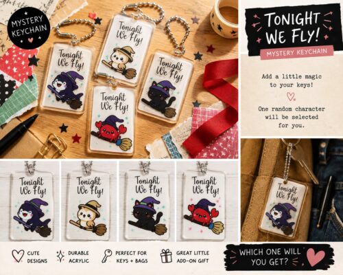 Tonight We Fly Mystery Keychain